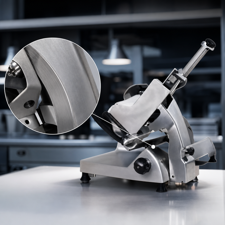 Product image #4 for Hobart HS8N-HV60C High-Voltage Manual Heavy-Duty Meat Slicer with 13-Inch CleanCut Knife