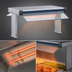 Thumbnail image #4 for Hatco Glo-Ray Designer Dual Unlighted Infrared Strip Heater, 33.5-Inch Wide, 6-Inch Spacing, 1320 Watt