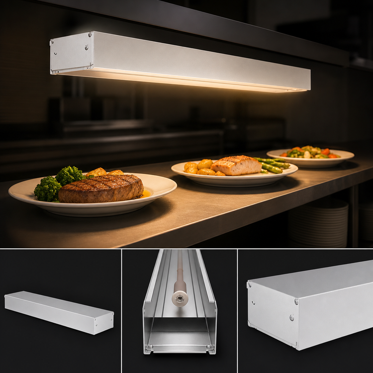 Product image #4 for Hatco Glo-Ray 24-Inch Single Unlighted Infrared Strip Heater, 500W, 120V