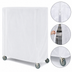 Thumbnail image #4 for Metro Queen Mary & Banquet Cart Cover, 48 x 21 x 74 Inch, Uncoated Knitted Polyester, White