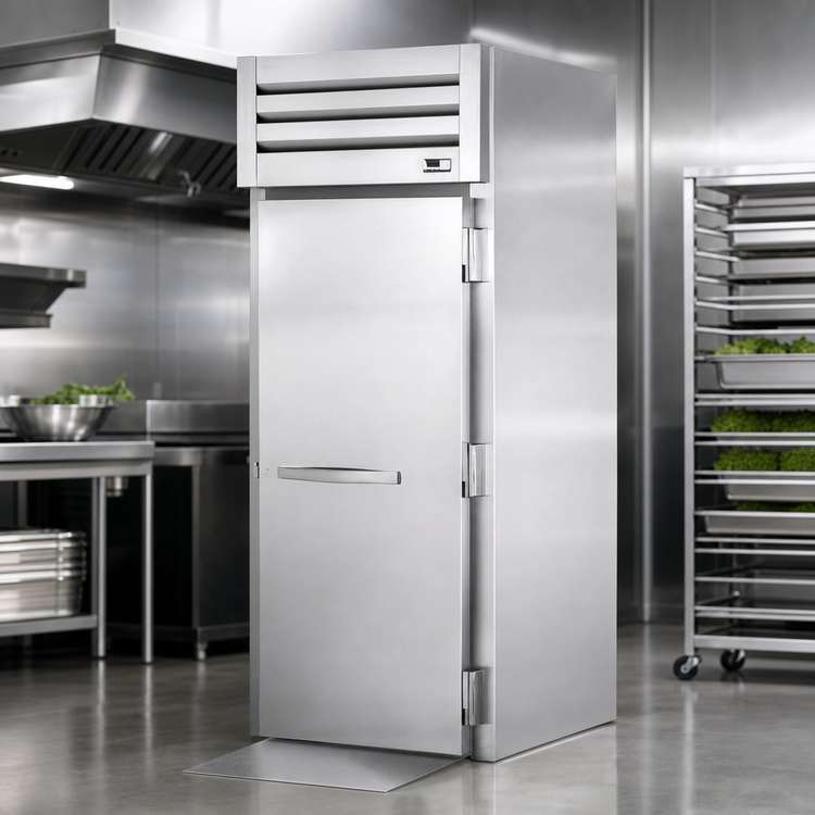 Product image #4 for True SPEC SERIES One-Section Roll-Thru Refrigerator with Stainless Steel Front and Rear Doors