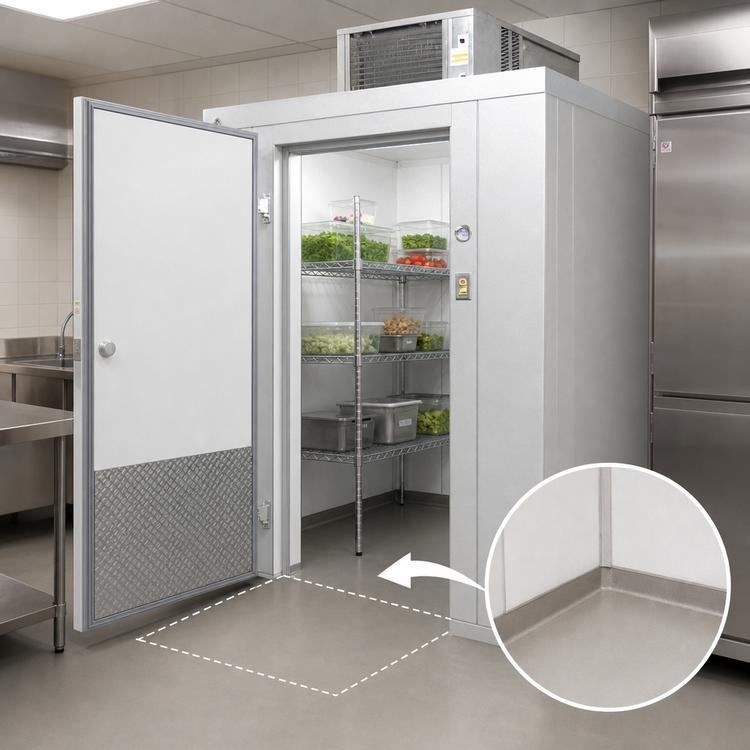Product image #4 for Arctic Industries 8' x 6' Indoor Walk-In Cooler, No Floor, 35°F Holding, Remote Pre-Assembled Refrigeration