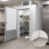 Thumbnail image #4 for Arctic Industries 8' x 6' Indoor Walk-In Cooler, No Floor, 35°F Holding, Remote Pre-Assembled Refrigeration