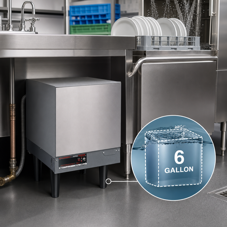 Product image #4 for Hatco Compact Electric Booster Water Heater, 6 Gallon, 6.0 kW, 240V, 3-Phase