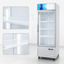 Thumbnail image #5 for KoolMore 27-Inch 13 Cu. Ft. Reach-In Glass Door Merchandiser Freezer, White