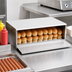 Thumbnail image #4 for Benchmark Stainless Steel Dry Hot Dog Bun Box for 20 Dog Grill