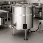 Thumbnail image #4 for Cleveland Range KEL100 100-Gallon Electric Tri-Leg 2/3 Jacketed Steam Kettle with 316 Stainless Steel Liner