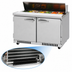 Thumbnail image #4 for Turbo Air PRO Series 48-1/4-Inch Front Breathing 2-Section Sandwich/Salad Prep Table with 12-Pan Opening