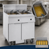 Thumbnail image #4 for Imperial 5-Tank Electric Floor Model Fryer with Built-In Filter System