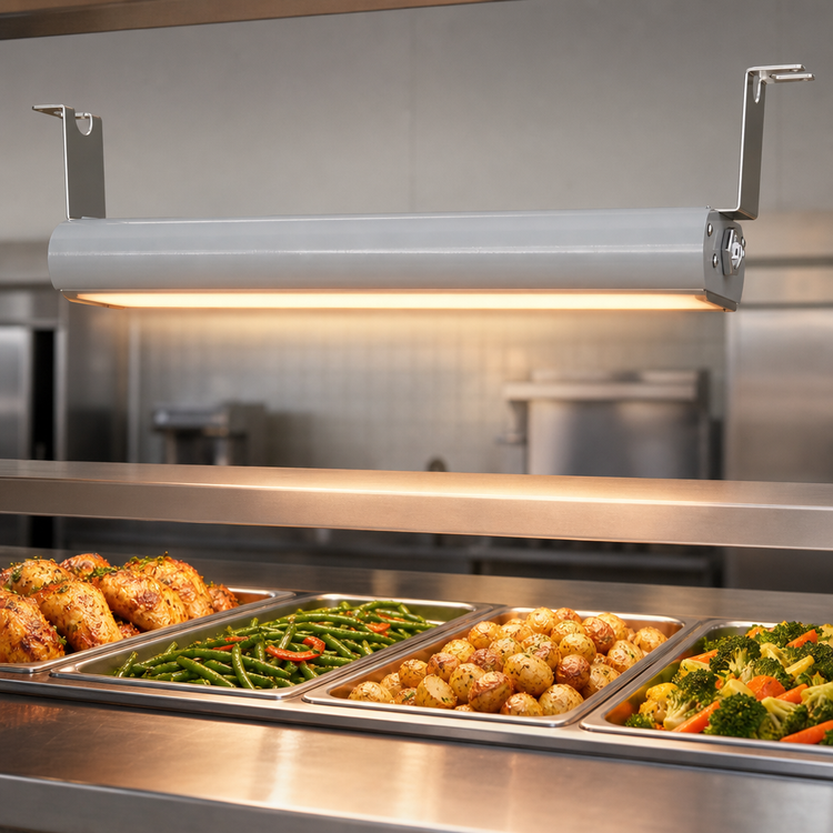 Product image #4 for Vollrath 60-Inch Low Profile Single Unlighted Strip Heat Lamp with Metal Heating Rod