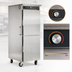 Thumbnail image #4 for FWE Slim-Line High Output Mobile Heated Holding Cabinet with Dutch Doors and 13 Pair Universal Tray Slides