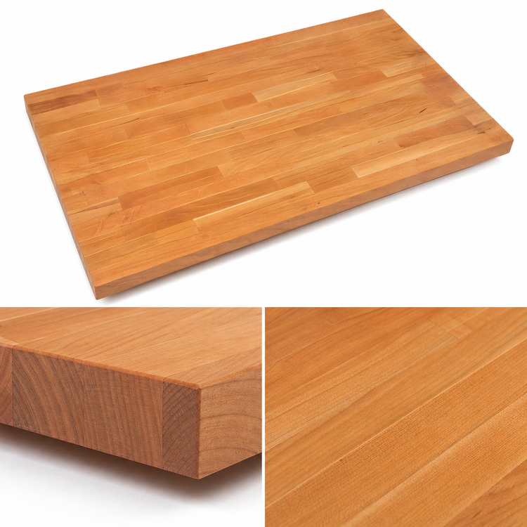 Product image #4 for Boos Block 60" x 27" Edge Grain American Cherry Kitchen Countertop with Penetrating Oil Finish