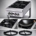 Thumbnail image #4 for Supreme 36-Inch Gas Stock Pot Stove with Two 2-Ring Burner Sections