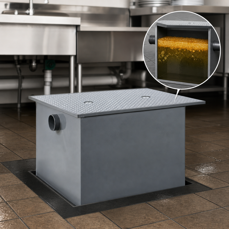 Product image #4 for Watts GI-100-K Commercial Grease Interceptor, 100 GPM, 200 lb Capacity