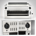 Thumbnail image #5 for Vulcan 36IRB-P 36-Inch Infrared Salamander Broiler, Propane, 30,000 BTU, Dual Controls