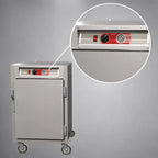 Thumbnail image #4 for Metro C5 C565-SFS-L Mobile Half-Height Heated Holding Cabinet, Solid Doors, 17 Full-Size Pan Capacity, 120V