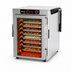 Thumbnail image #5 for Metro HotBlox™ Wide 8-Pan Pass-Thru Insulated Holding Cabinet with Clear Front Door and Solid Rear Door
