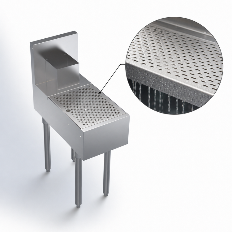 Product image #4 for Krowne Royal Series 12-Inch x 24-Inch Underbar Beer Drainer