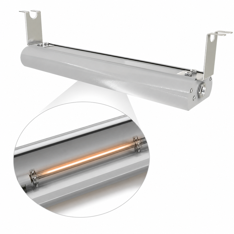 Product image #4 for Vollrath Low Profile Unlighted 42-Inch Strip Heat Lamp with Remote Toggle Switch