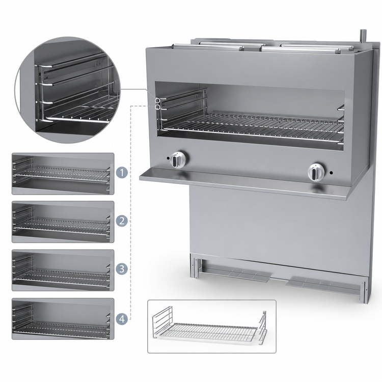 Product image #4 for Garland G-Series Infra-Red Gas Cheesemelter, 34-Inch Countertop/Wall-Mount, 30,000 BTU