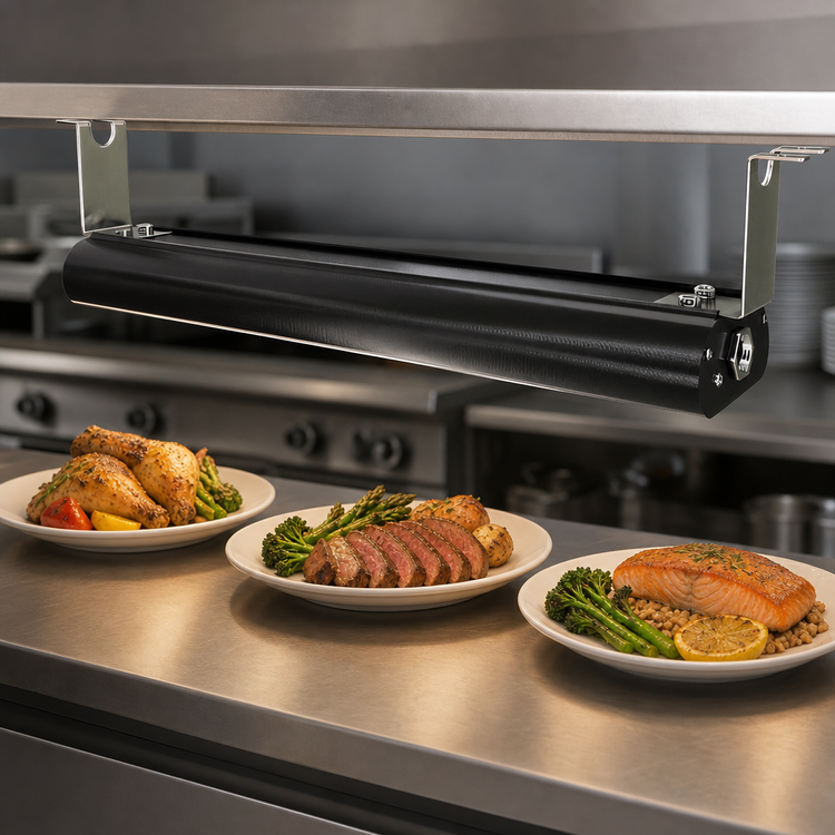Product image #4 for Vollrath 54-Inch Low Profile Unlighted Strip Heat Lamp with Aluminum Housing