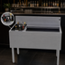Thumbnail image #4 for Glastender 42-Inch x 24-Inch Underbar Ice Bin/Cocktail Unit with Left Bottle Well and 10-Circuit Cold Plate