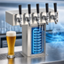 Thumbnail image #4 for Perlick 4006-5B Standard Base 5-Faucet Tee Draft Beer Tower, Countertop, Glycol-Cooled, Stainless Steel