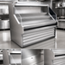Thumbnail image #4 for Howard-McCray Ovation Series 63-Inch Remote Open Merchandiser with Straight Plexi, Stainless Steel, 44-Inch High