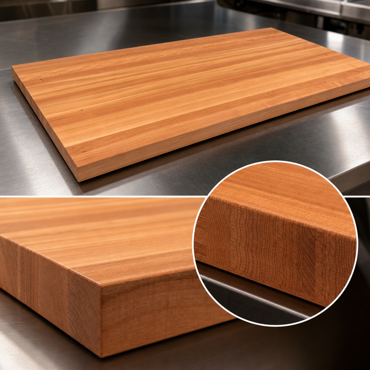 Product image #4 for Boos Block American Cherry Edge Grain Kitchen Countertop, 108 x 25 x 1-1/2 Inch, Varnique Finish
