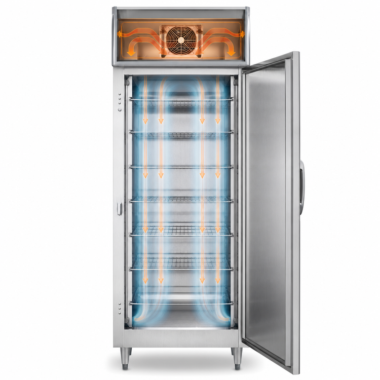 Product image #4 for Designer Line DL1WE-SA One-Section Extra-Wide Heated Holding Cabinet with Stainless Steel Exterior