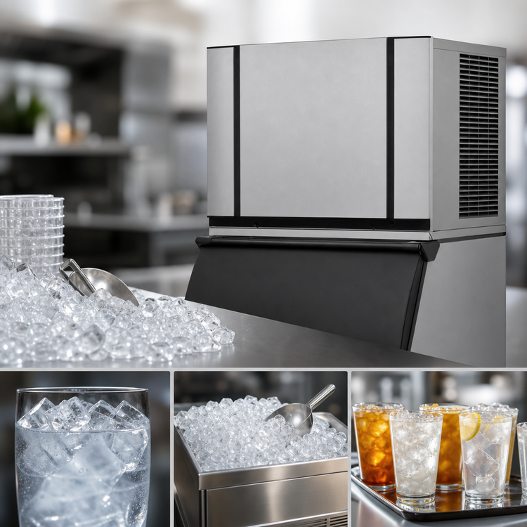 Product image #5 for Ice-O-Matic Elevation Series Modular Half-Size Cube Ice Maker, 30-Inch Wide, Water-Cooled, 320 lb/Day