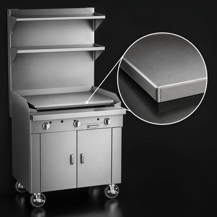 Product image #4 for Southbend Platinum Heavy Duty 32-Inch Modular Natural Gas Plancha Griddle Sectional Range