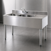 Thumbnail image #4 for Eagle 1800 Series Two-Compartment Underbar Sink Unit with Right Drainboard, 36-Inch Wide, 304 Stainless Steel