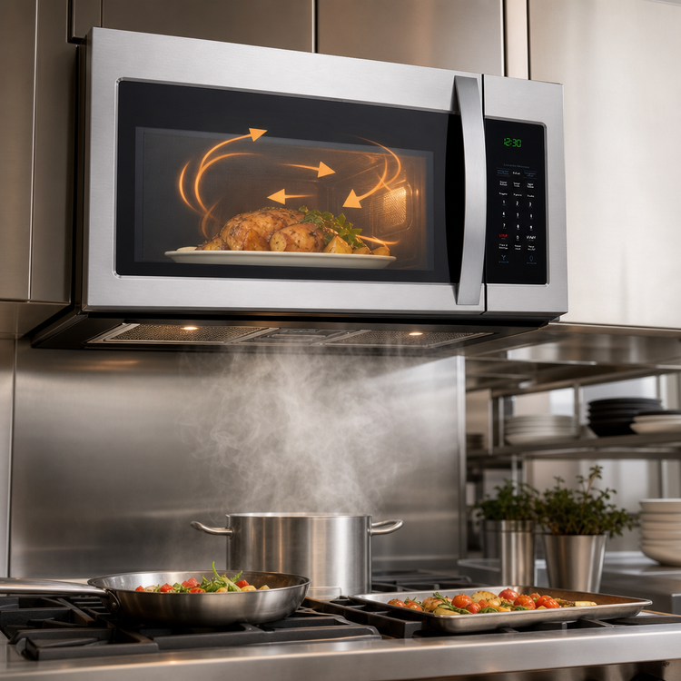 Product image #5 for KoolMore Over-The-Range Convection Microwave Oven with 300 CFM Ventilation