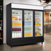 Thumbnail image #4 for Excellence Commercial Products TKOF-62 3-Section Glass Door Freezer Merchandiser