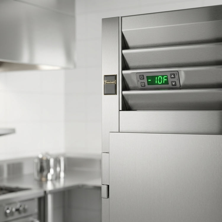 Product image #3 for Traulsen Dealer's Choice G3100- Three-Section Reach-In Freezer with Half-Height Solid Doors