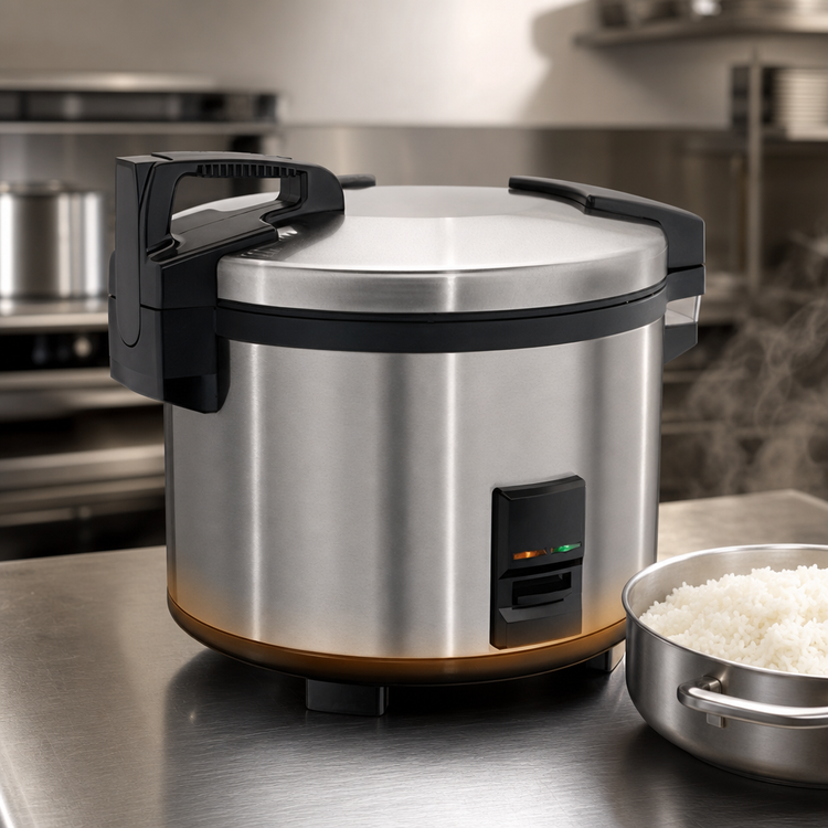 Product image #4 for Proctor-Silex Commercial Countertop Electric Rice Cooker/Warmer, 60-Cup Cooked / 30-Cup Uncooked, Stainless Steel, 120V