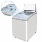 Thumbnail image #5 for Excellence Commercial Products MB-2HCD Dual-Temperature Chest Refrigerator/Freezer, 4.8 Cu. Ft., 23-Inch W, Sliding Glass Doors