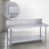 Thumbnail image #4 for Duke 108-Inch Stainless Steel Work Table with 10-Inch Riser and Undershelf