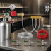 Thumbnail image #4 for 3-Faucet Nitro Beer Kit with CO2 Tank Mount, Primary Regulator, Manifold, Lines and Sankey Taps
