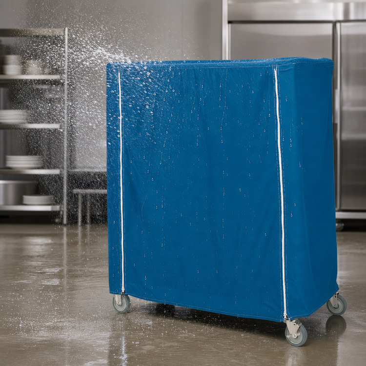 Product image #4 for Metro Waterproof Vinyl-Nylon Cart Cover for 48 x 21 x 62 Inch Queen Mary & Banquet Carts