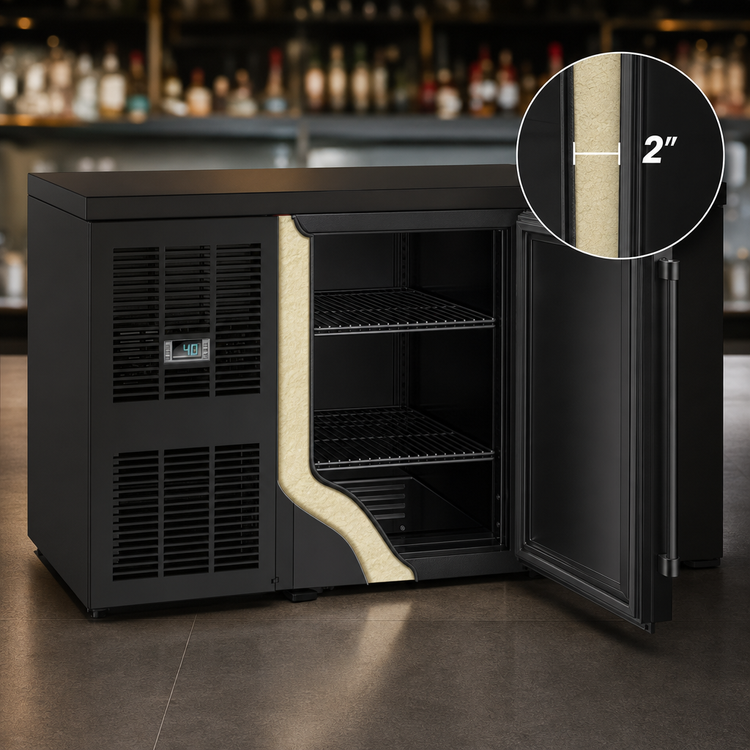 Product image #5 for Perlick BBS36 36-Inch One-Door Self-Contained Back Bar Refrigerator