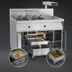 Thumbnail image #4 for Imperial Electric Floor Fryer with Dual 50 lb. Tanks, Built-In Filter System, and Dump Station