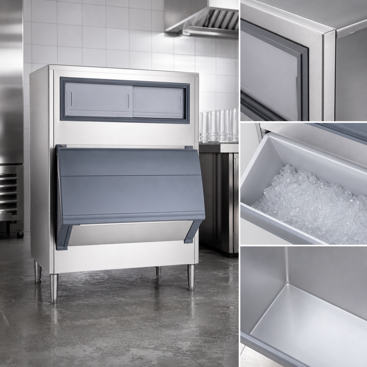 Product image #4 for Follett SmartGATE SG1160S-56 Upright Single Door Ice Storage Bin, 1170 lb Capacity