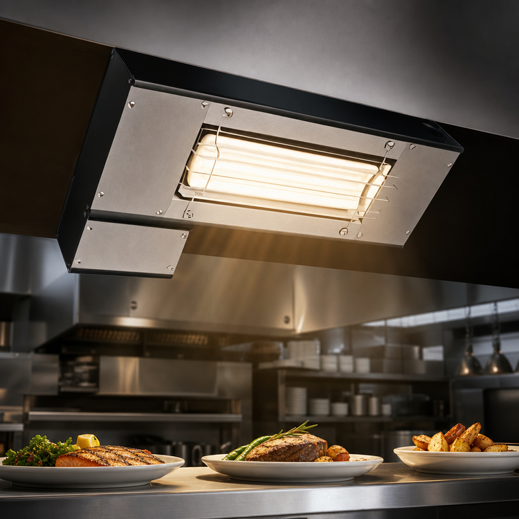 Product image #4 for Hatco Ultra-Glo 36-Inch Lighted Standard Watt Ceramic Infrared Strip Heater