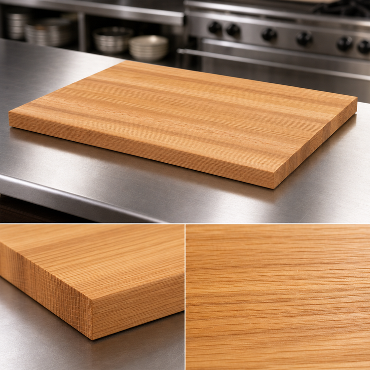 Product image #4 for Appalachian Red Oak Edge Grain Kitchen Countertop, 24 x 25 x 1-1/2 Inch, Penetrating Oil Finish