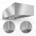 Thumbnail image #4 for SpecAIR HEB96-66 66-Inch Wall Type Exhaust-Only Commercial Kitchen Hood