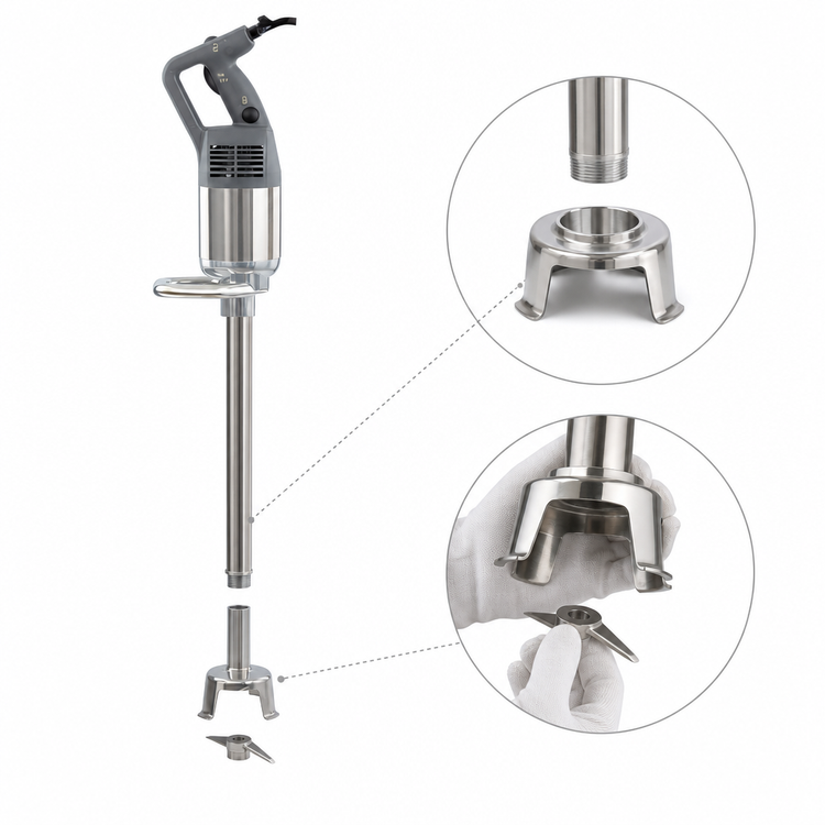 Product image #4 for Robot Coupe MP800 Commercial Handheld Immersion Blender / Power Mixer with 29-Inch Stainless Steel Shaft