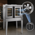 Thumbnail image #4 for Blodgett Zephaire Series ZEPH-100-G-ES Base Gas Convection Oven, Single Deck, Standard Depth, 5-Pan Capacity