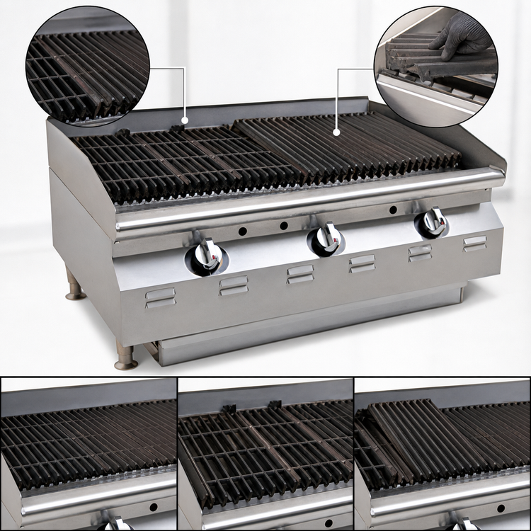 Product image #4 for Eagle RedHots Chef Line 24-Inch Natural Gas Countertop Charbroiler